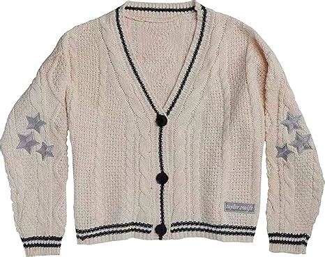 Taylor Swift Same Sweater, Folklore Knitted Cardigan Sweater Taylor Swift Cardigan: Amazon.ca ...