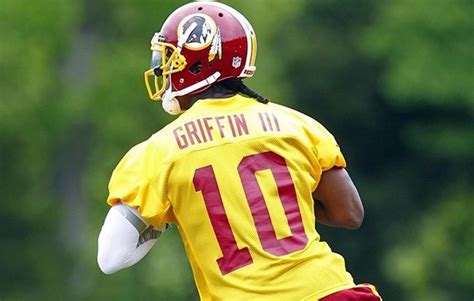 Robert Griffin III will become first NFL player with Roman numerals on his jersey