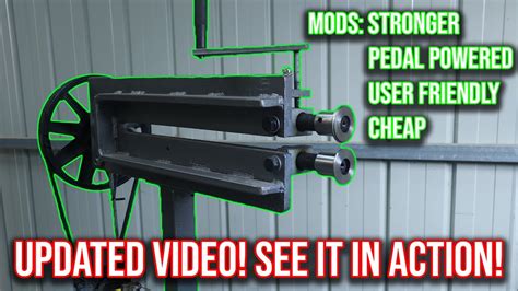 Bead Roller Mods!! (Harbor Freight/ Chinese style) - Powered! - YouTube