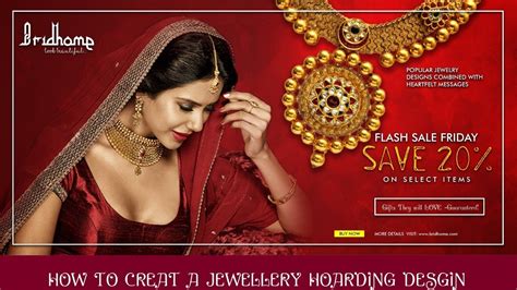 Jewellery Hoarding Banner Design in Photoshop – Hindi Tutorial - YouTube