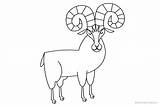 Rocky Mountain Animals Coloring Pages Goats  Free Printable sketch template