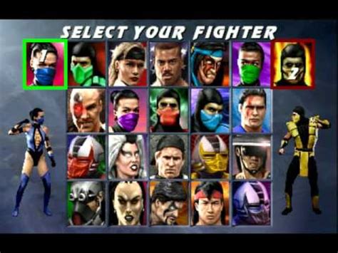 Ultimate mortal kombat 3 characters - stickymoli