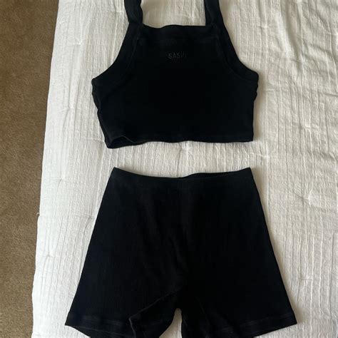 Saski set you can wear to workout to just a cute... - Depop