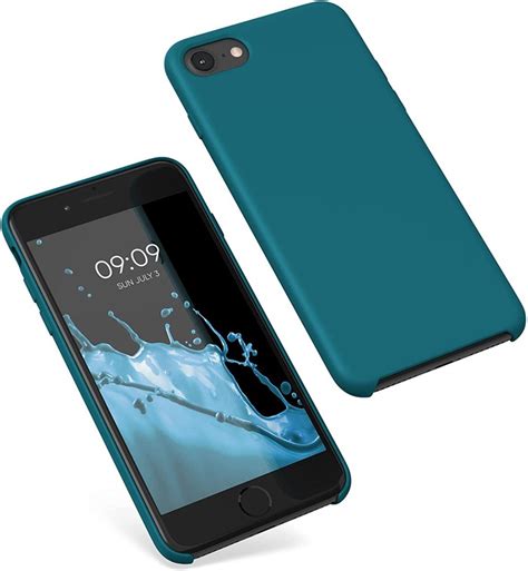 Liquid Silicone iPhone SE 2022 Case Teal - Caseface