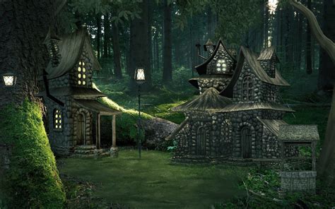 Enchanted Cottage Wallpapers - Wallpaper Cave