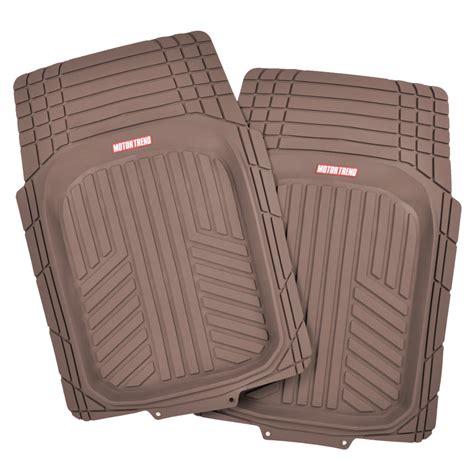 Motor Trend Deep Dish Rubber Floor Mats for Car SUV TRUCK Van, All-Climate All Weather ...