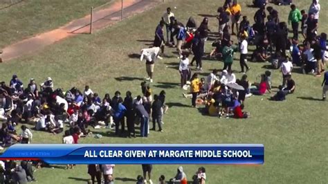 All clear given after bomb threat called in at Margate Middle School ...