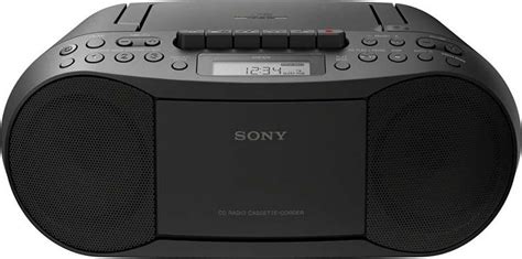 Sony CFD-S70 Classic CD and Tape Boombox with Radio - Black | CFDS70 ...