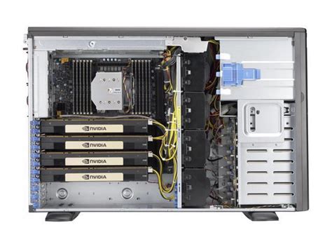 Supermicro Workstation, with Xeon W-3245 16 Cores CPU, 4 NVIDIA PNY ...