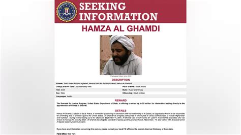 FBI seeks former bin Laden associate Hamza Al Ghamdi for questioning | Fox News