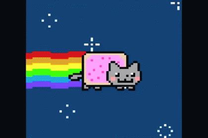 NYAN CAT & CAKE GIF - NYAN CAKE CAT - Discover & Share GIFs