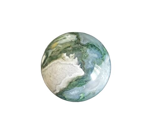 Moss Agate Sphere – Crystals In Paradise