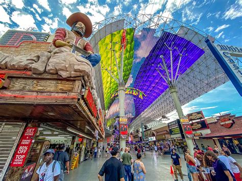 Daytime on Fremont Street Las Vegas (Free Image) - FeelingVegas