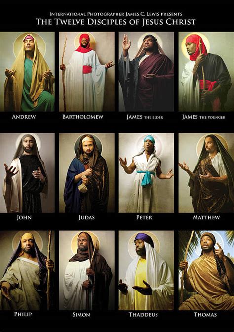 The Twelve Disciples Of Jesus Christ Art Print by Icons Of The Bible