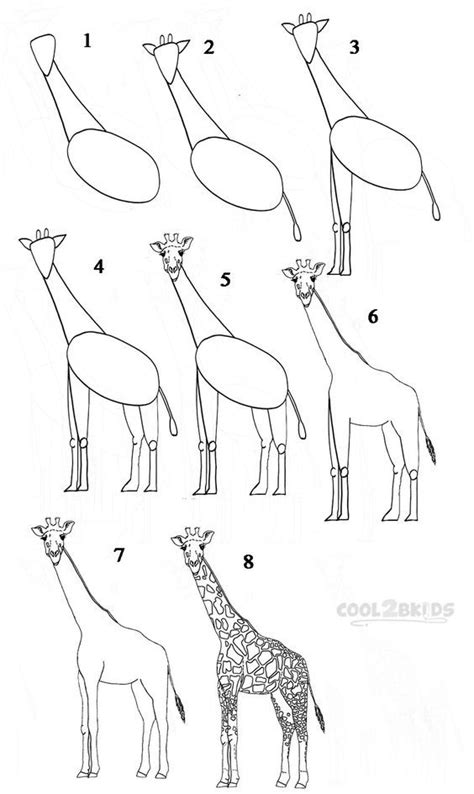 20 Ways To Draw A Giraffe Like A Cartoonist - Bored Art | Giraffe drawing, Easy drawings ...