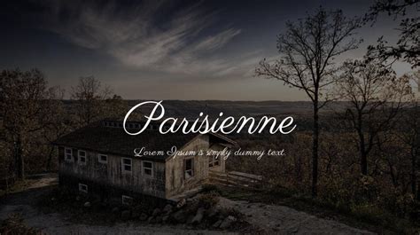 Parisienne Font : Download Free for Desktop & Webfont