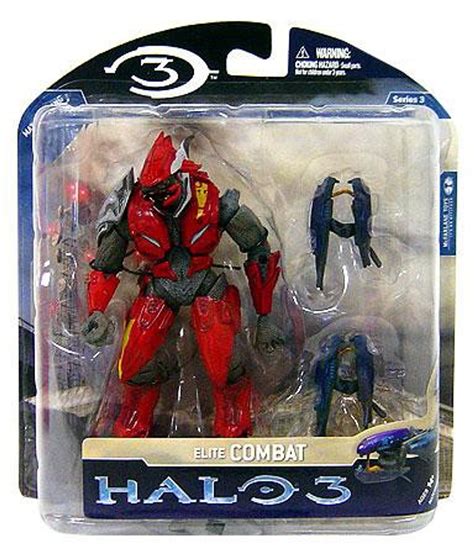 McFarlane Toys Halo 3 Series 3 Elite Combat Exclusive 5 Action Figure Red Silver - ToyWiz