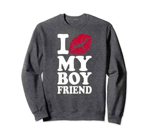 I kiss my boyfriend Sweatshirt-ANZ – Anztshirt