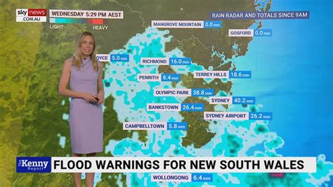 Severe weather warning for parts of Southern and Central NSW | Sky News ...