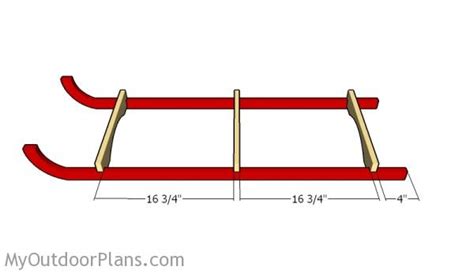 Wooden Sled Plans | MyOutdoorPlans | Free Woodworking Plans and ...