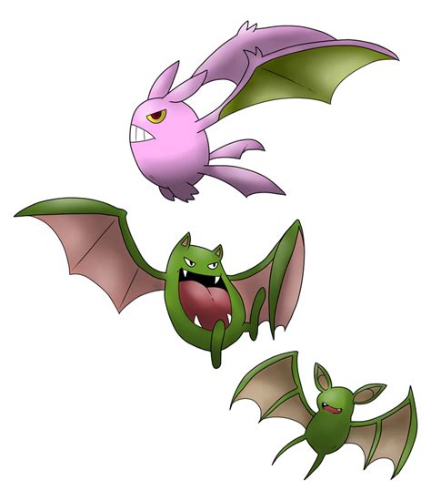 Shiny Bats - Zubat Family by Kazuki-Takemura on DeviantArt