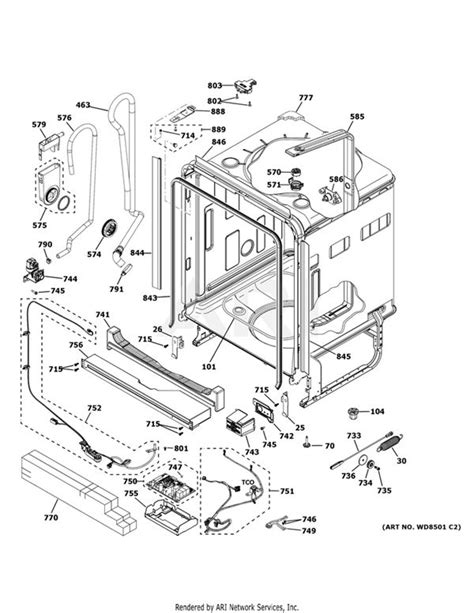 Dishwasher Parts Diagram Ge