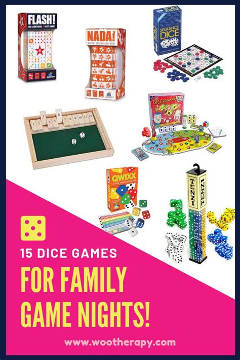 15 Fun Family Dice Games for your family's next game night | Dice games, Elementary special ...