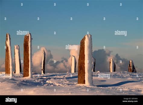 Orkney Islands, Ring of Brodgar in winter Stock Photo - Alamy