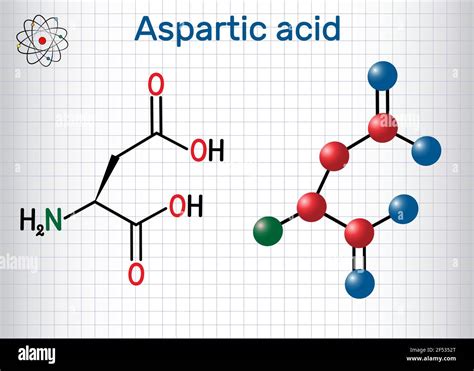 Aspartic acid (L- aspartic acid, Asp, D, aspartate) proteinogenic amino ...