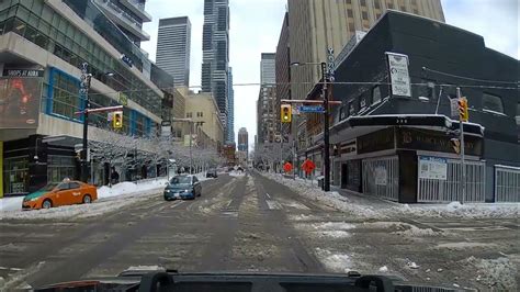 🇨🇦 Driving in CANADA - Major Street of Toronto Yonge Street After ...