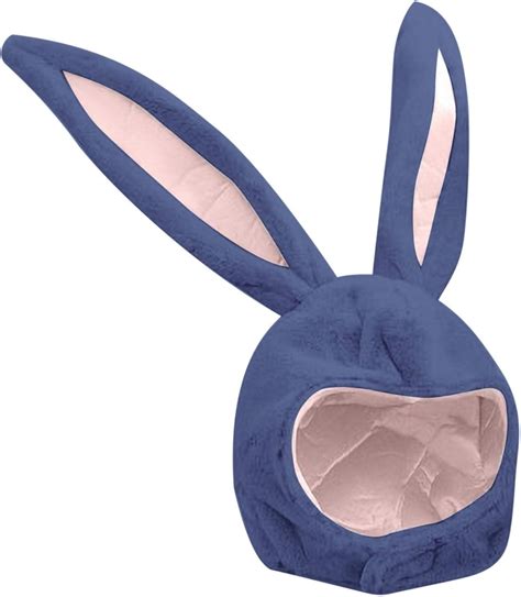 Cute Plush Fun Bunny Hat Ears Plush Hood Women Cosplay Costume Headwear Props Gift Super Warm ...