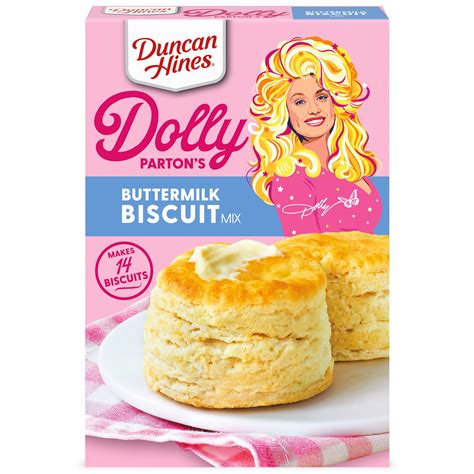 Duncan Hines Dolly Parton's Buttermilk Biscuit Mix, 16 oz. - Walmart.com