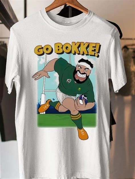 Go Bokke Springbok South Africa's National Rugby t-shirt