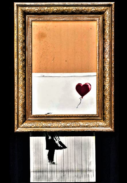 BANKSY SELF-DESTRUCTING ART - 13"x19" POSTER | eBay