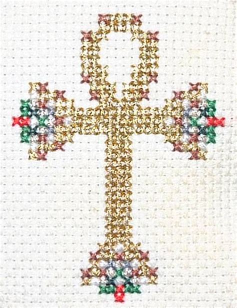 Christian Symbols Christmas Ornaments | Cross stitch patterns, Cross ...