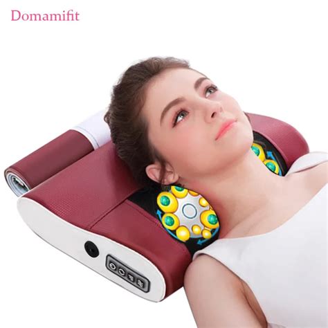 Infrared Heating Massage Pillow Neck Shoulder Back Body Shiatsu ...