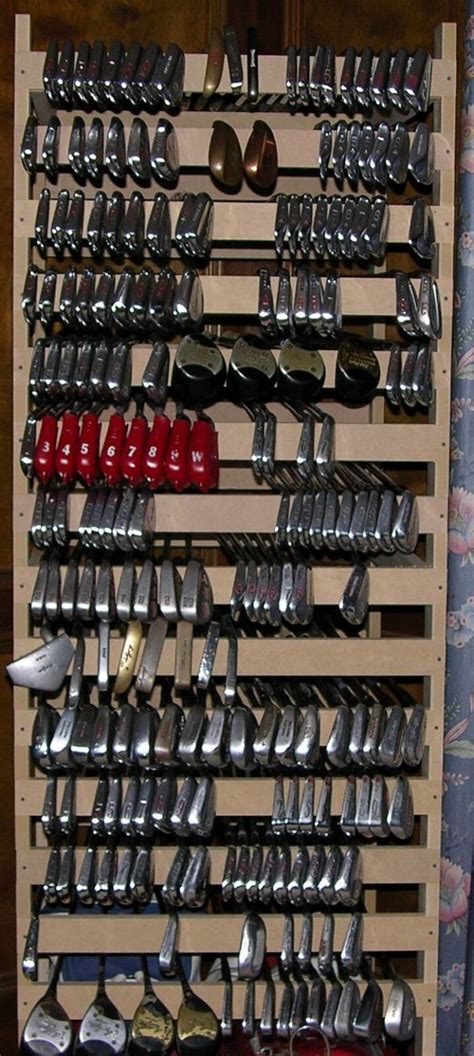 LARGE GOLF CLUB STORAGE RACK! HOLDS UP TO 300 CLUBS! BEN HOGAN ...