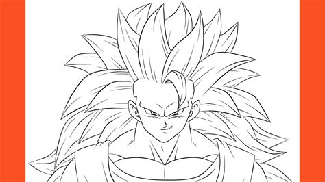 How To Draw Super Saiyan 3 Goku (Dragon Ball Super) - YouTube