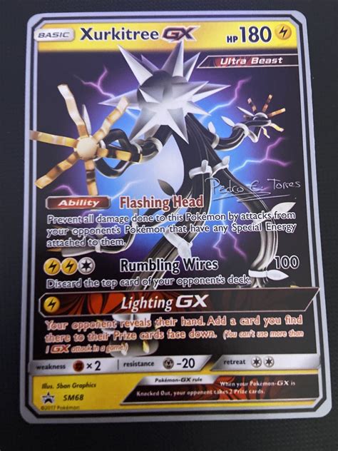 POKEMON-PROMO-CARD-=-FULL-ART-=-XURKITREE-GX-SM68-=-WORLD-CHAMPIONSHIPS ...