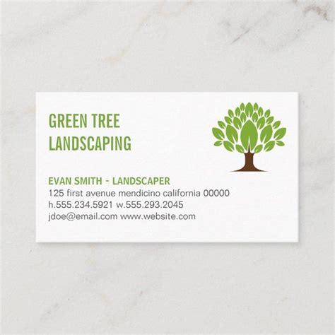 Tree Stylized Logo Business Card | Zazzle | Business card logo, Funny business cards, Cards