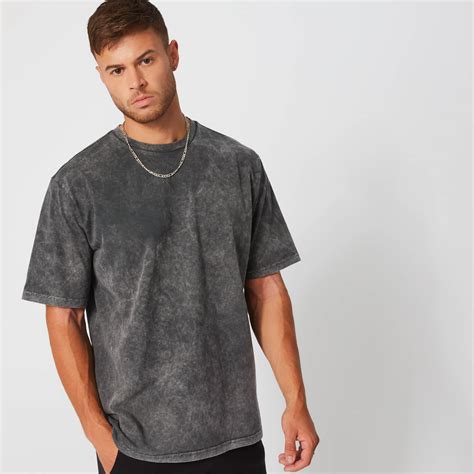 Men's Acid Wash Overhead T-Shirt | Grey | MYPROTEIN™