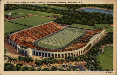 Aerial View of Palmer Stadium, Princeton University New Jersey