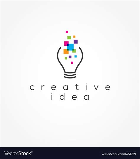 Creative Idea Logo Royalty Free Vector Image - VectorStock