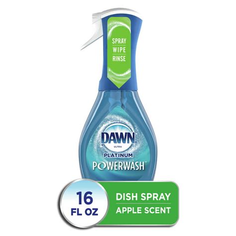 Dawn Platinum Powerwash Dish Spray, Dish Soap, Apple Scent, 16oz ...