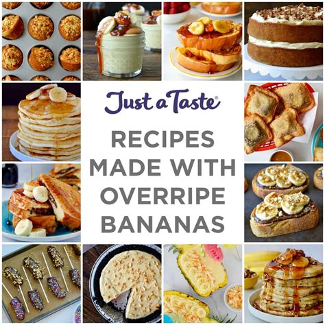 Recipes to Make with Overripe Bananas - Just a Taste