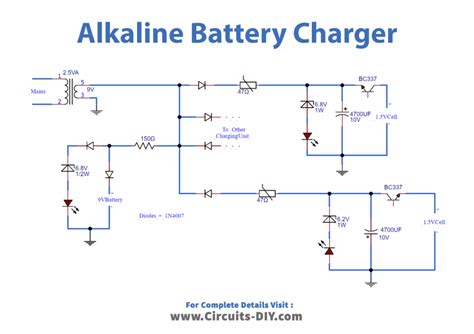 Alkaline Battery Charger using BC337 Transistors