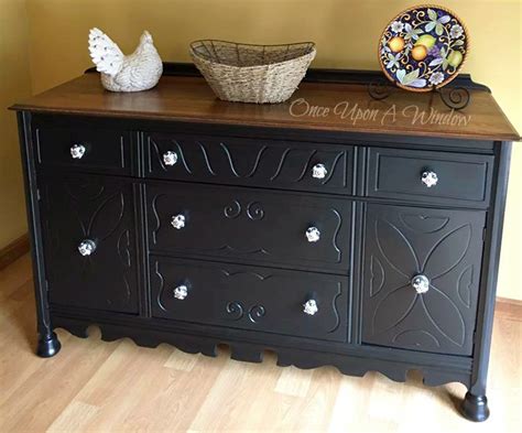 Lamp Black Painted Dresser | General Finishes Design Center