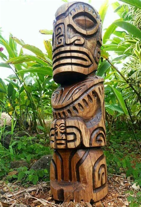 Tiki statues, Tiki totem, Tiki art