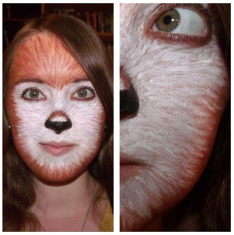 Make-up/face paint for a Fuchsbau [fox creature] like Rosalee Calvert ...