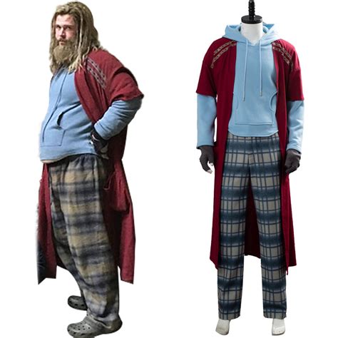 Avengers 4 Endgame Thor Pyjama Fat Thor Costume Cosplay Costume ...